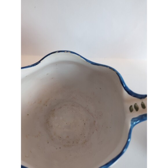 Vintage Faience Vases Planters Bowls Floral Decor Ceramic 19th C France - Picture 14 of 14